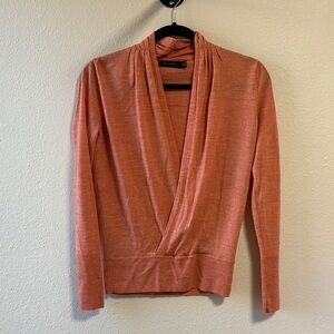 The Limited Peach Knit Cardigan